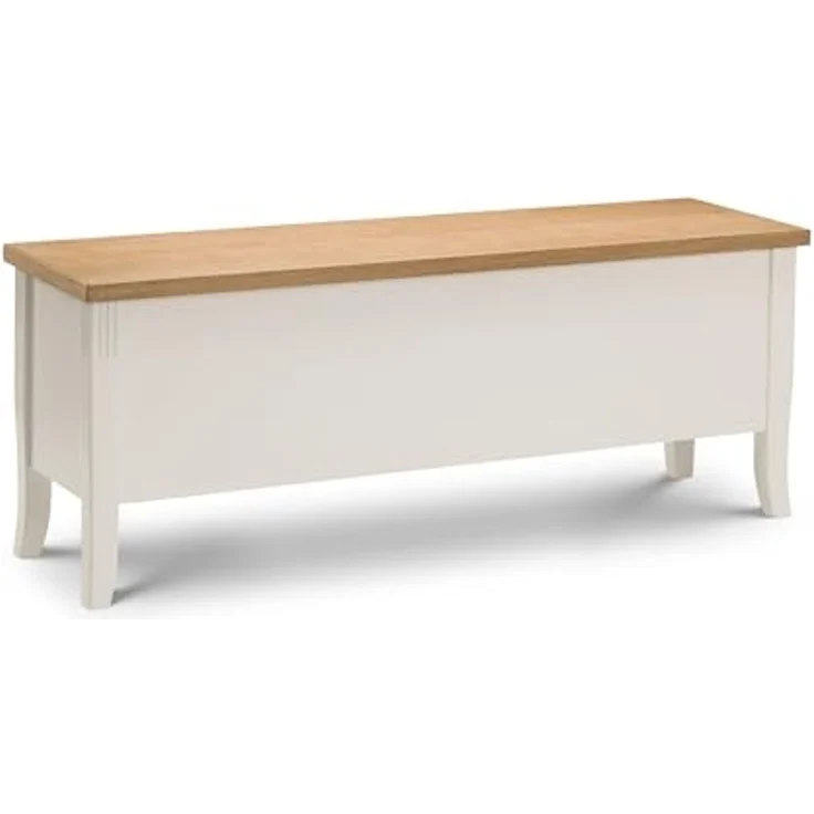 Julian Bowen Davenport Bank, mit Stauraum, Eiche und elfenbeinfarben – Bild 4