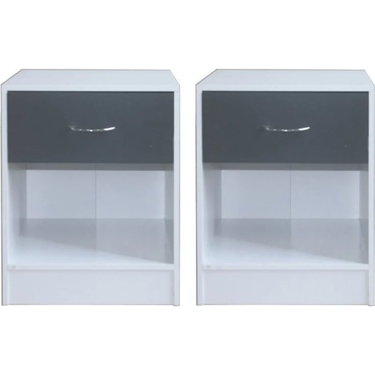 HTI-Living Nachtkommode Nachtschrank 2er-Set Thekla 4050 (Set, 2 St, 2 Nachtkommoden), Nachttisch Nachtkommode – Bild 3