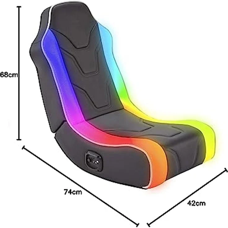 X Rocker Chimera RGB 2.0 Floor Rocker Gaming-Bodensessel für Kinder & Jugendliche mit Audiosystem – Bild 3