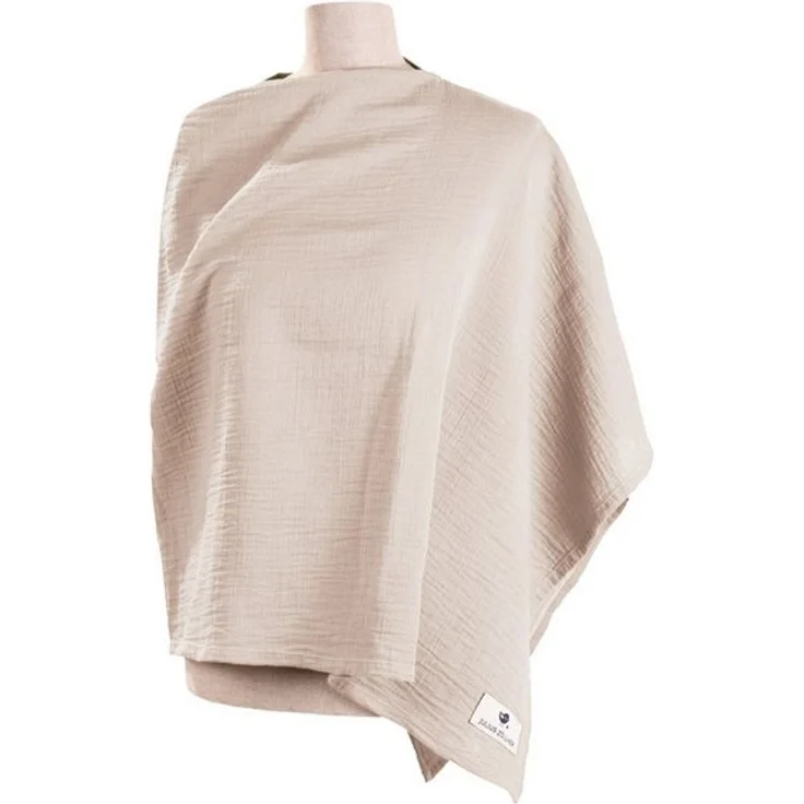 Julius Zöllner Stillkissen uni sand Stilltuch Jersey 74x60, 1-tlg, Stillkissen Stillhilfe – Bild 3