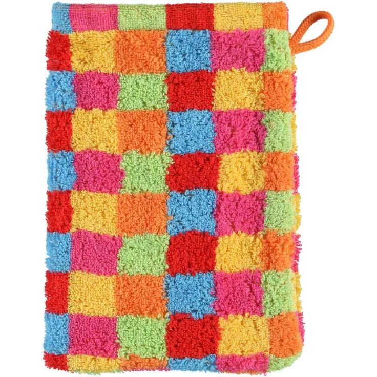 Cawö Handtücher Lifestyle Cubes 7017 25, Waschhandschuh 16x22 cm