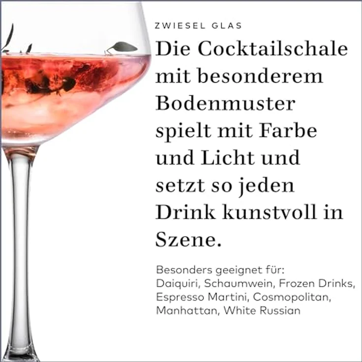 Zwiesel Glas ECHO Cocktailschale 277 ml 4er Set – Bild 4