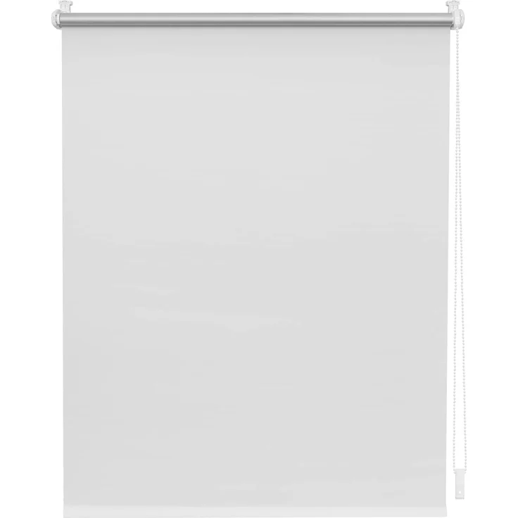 Lichtblick RKV. 045. 150. 01 Verdunklungsrollo Klemmfix, 45x150 cm (B x L) in Weiß, ohne Bohren, Sonnen-, Sicht-, Hitze- & Kälte-Schutz, reflektierende Thermo-Rollo Funktion, Verdunkelung für Fenster & Türen