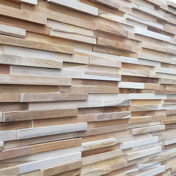 Holz Wandverkleidung Natural Ripple – Bild 3