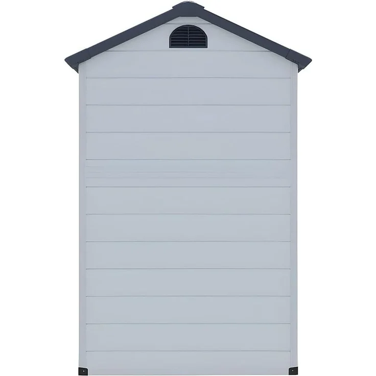Vente-unique - CESIO Gartenhaus Harz GrauGrau - B 92 cm x H 168 cm x L 120 cm – Bild 5