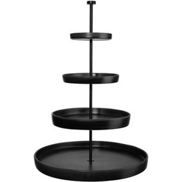 Asa Etagere Grande Nero Flach Black Iron (4-stufig) (61cm) 92153174 – Bild 2