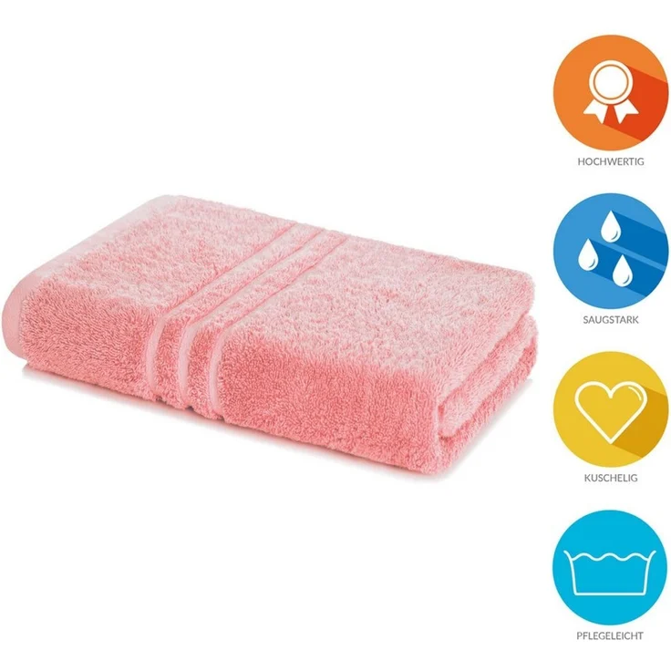 Lavea Badetuch Duschtuch 100x150 cm Elena Frottee Duschhandtuch, 100% Baumwolle, 500 g/m² Frottier, weich & saugstark, pflegeleicht – Bild 1