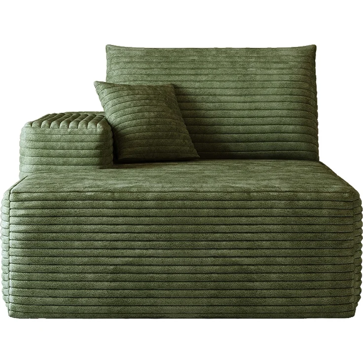 ZUBALIYA SchlafSofa mit Cordbezug, modular aufgebaut, ohne aufwendige Montage, für Wohnzimmer und Apartments – Bild 6