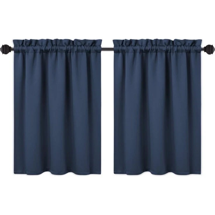 GarveeMore Verdunkelungsvorhang Blickdichte Verdunkelungs‑Valance aus 230GSM Mikrofaser, wärme (2 St), Waschmaschinenfest & farbbeständig für langjährige Nutzung – Bild 1