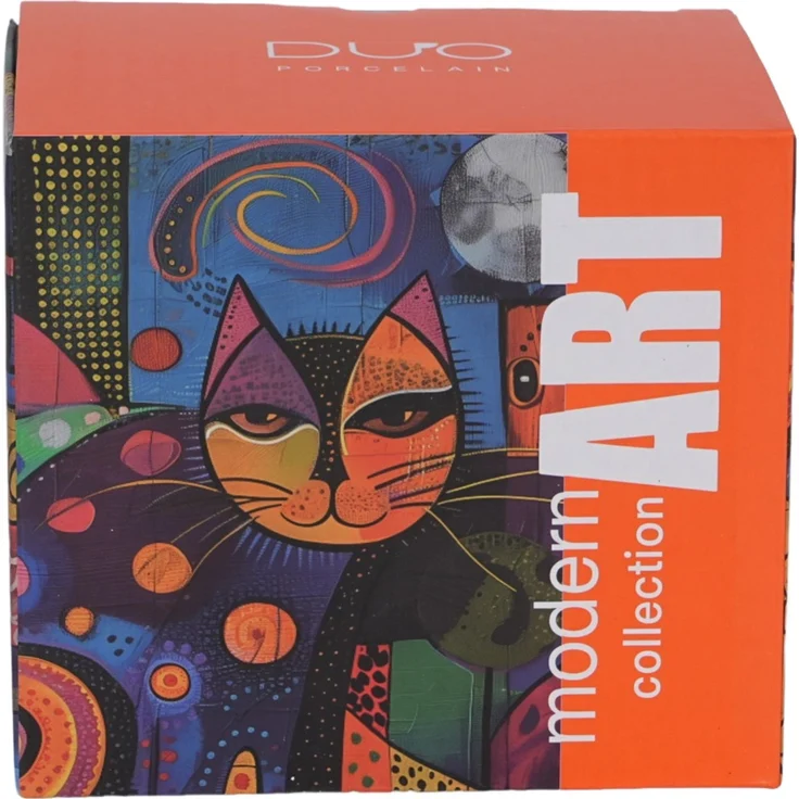 DUO Becher 450 ml MODERN CAT New Bone China Porzellan – Bild 3