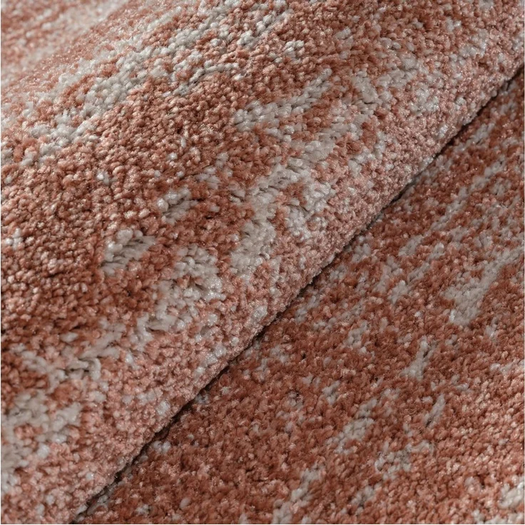 Sanat Teppich Oslo, auch als Läufer und in Rund, rund, Höhe: 10 mm, meliert, robuster Kurzflor, Wohnzimmer, Schlafzimmer, Kinderzimmer – Bild 4