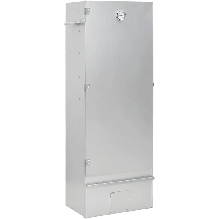 vidaXL Räucherofen mit Kaltrauchgenerator, Verzinkter Stahl, 44,5 x 29 x 110 cm, 18.4 kg, ohne Glasfenster – Bild 3