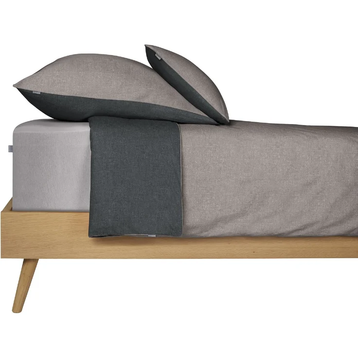 Schiesser Spannbettlaken Elli - 97/3 - 150 x 200 cm - Hellgrau – Bild 3