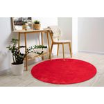 merinos Teppich Loft 37, rund, Höhe: 16 mm, Kunstfellteppich besonders weich und kuschelig, Fell Haptik