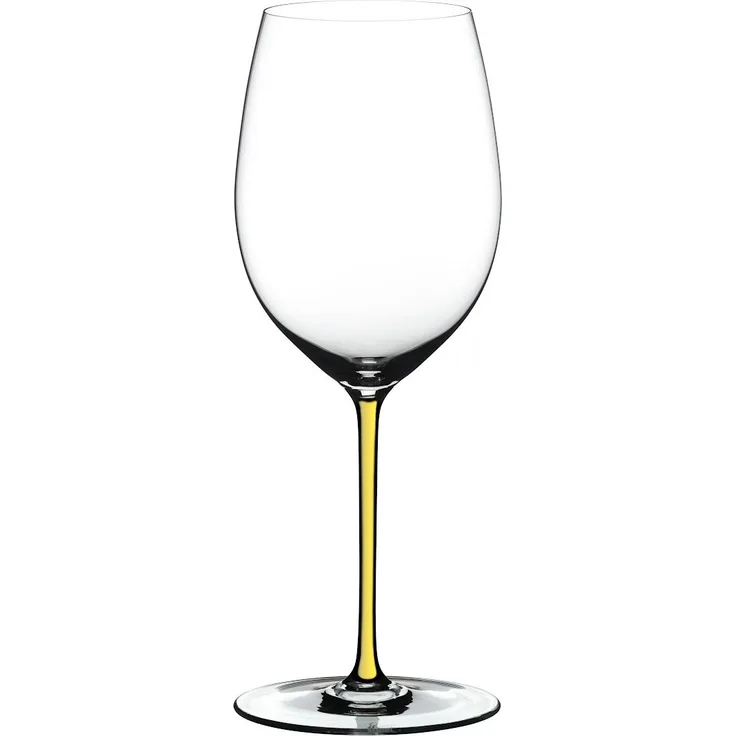 RIEDEL 4900/0Y FATTO A MANO Cabernet / Merlot Weinglas - Stiel GELB