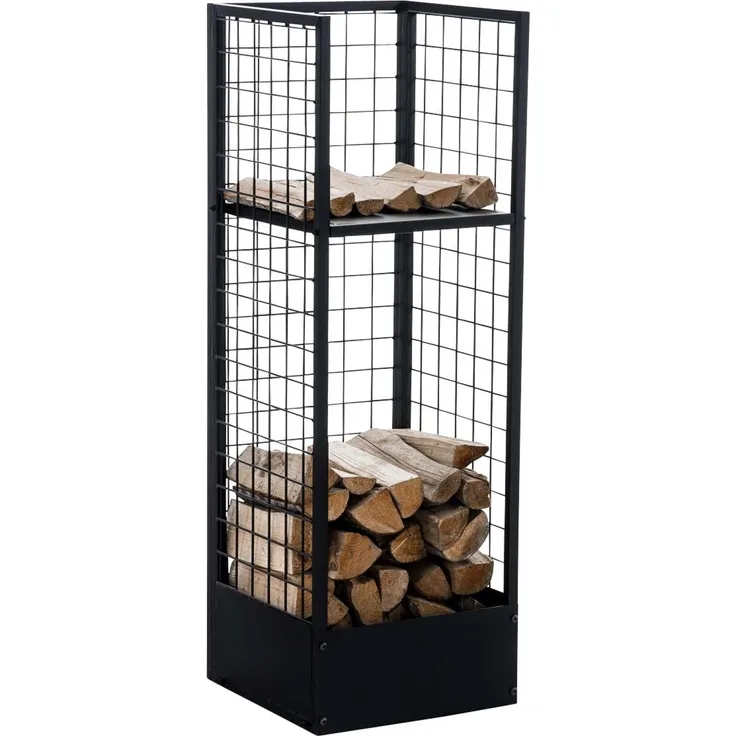 CLP Kaminholzständer Forrest,schwarz