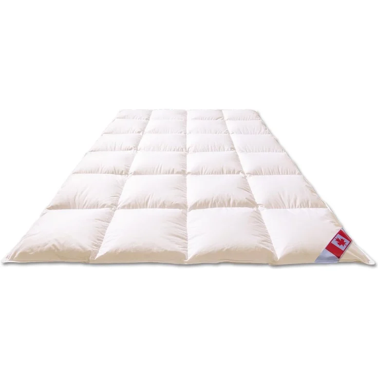 KÜNSEMÜLLER Gänsedaunenbettdecke Daunenkassettendecke "Canadische Schneegans"2 cm Innensteg, Warm, Füllung: 100% Gänsedaunen, Bezug: 100% Baumwolle, Premiumqualität, für ein exklusives Schlaferlebnis – Bild 2