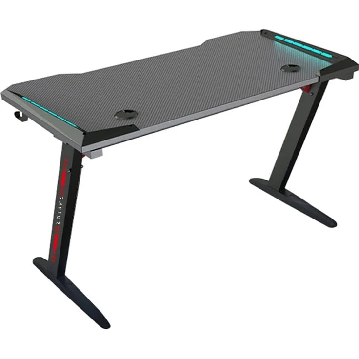 Raptor Gaming Tisch GT100 schwarz-grau – Bild 5