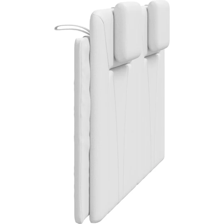 vidaXL Kopfteil-Kissen Weiß 120 cm Kunstleder – Bild 3