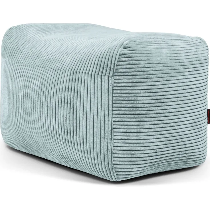 Sitzsack ‘Pouf Plus 70‘, Bezugstoff - Waves, 100% Polyester, Mint, 45x60x70 cm cm.