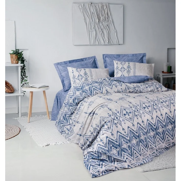 L'Essentiel Maison Bettwäsche Set Cleo, %100 Baumwolle, 3 teilig, Atmungsaktiv, Nachhaltig produziert mit OEOKO-TEX, Pflegeleicht – Bild 1