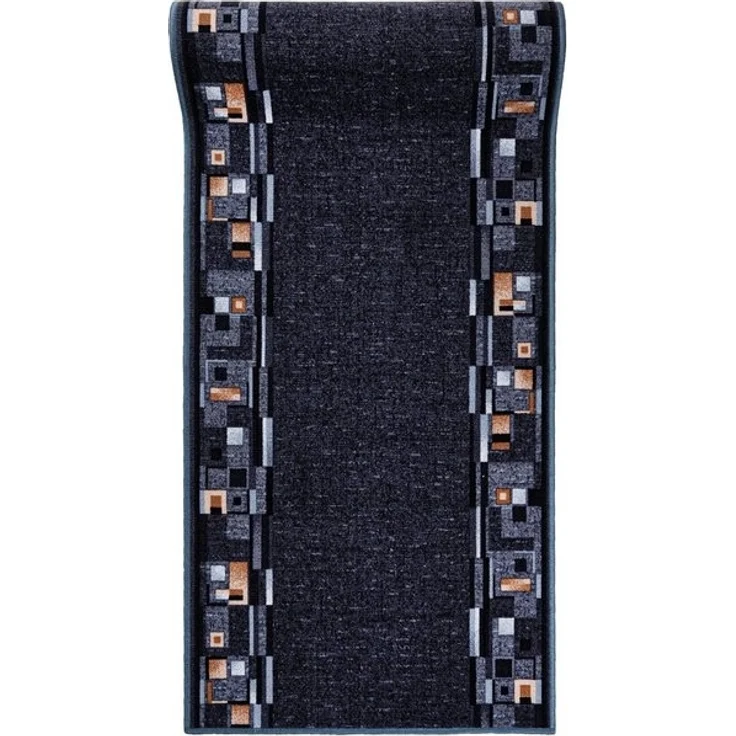 Mazovia Läufer Läufer Teppichläufer Brücke - Vorzimmer Küche - Grau, 67 x 100 cm, Kurzflor, Rutschfest, Meterware, Verschiedene Größen – Bild 3