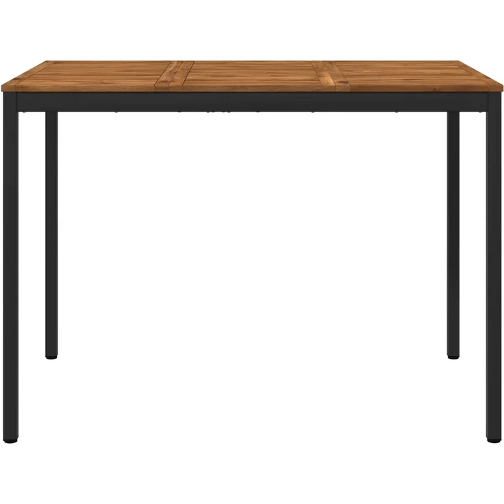 vidaXL Gartenbar-Tisch Natürlich und Schwarz 147 x 88,5 x 105 cm 901349 – Bild 2