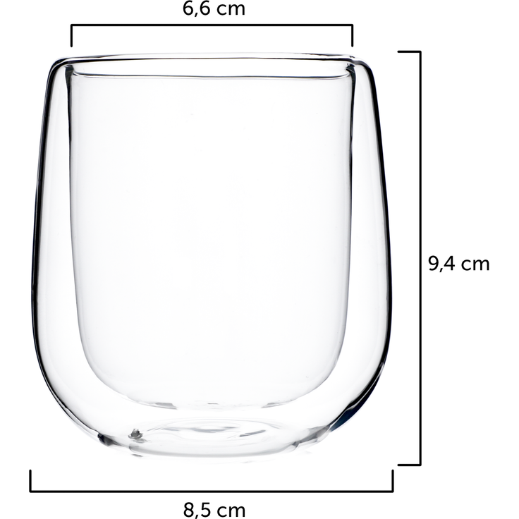 KADAX Thermogläser mit Doppelwand 250 ml, 4 Stk. – Bild 2