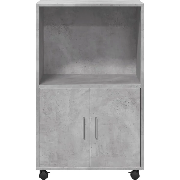 vidaXL Rollschrank Betongrau 55x40x91 cm Holzwerkstoff 853185 – Bild 3