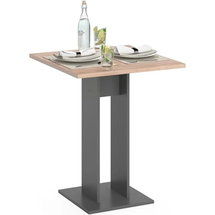 Esstisch Repose Anthrazit 65 x 65 cm Vicco – Bild 8