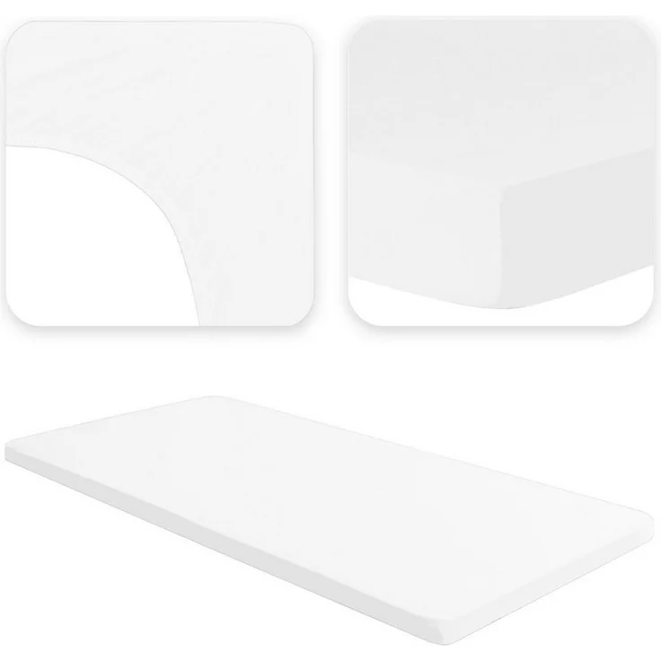 Jacobson Spannbettlaken TOPPER PREMIUM 200 g/m² Jersey aus 97% Baumwolle & 3% Elasthan, Extra dichtes Bettlaken für maximalen Halt – Bild 3