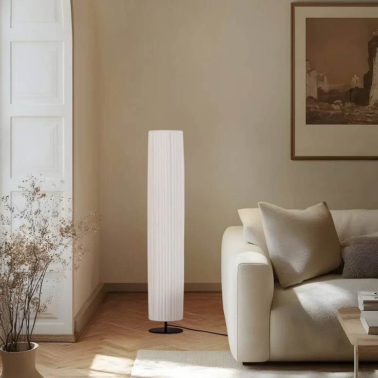 Lindby Stehlampe Virelle, Weiß IP20, 2x15 W LED – Bild 3