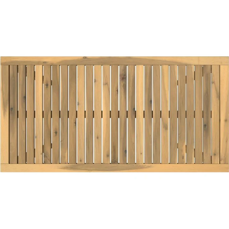 vidaXL Gartentisch LAREN Weiß gewaschen 108,5 x 55 x 75 cm 901712 – Bild 5