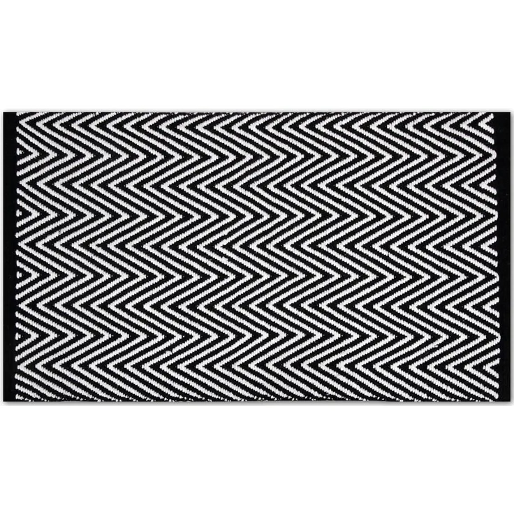 Teppich Läufer Matte Unterlage Vorleger Fußabtreter, breite Auswahl an modernen Fleckerl- und Baumwollteppiche (120x180 cm / Zigzag)