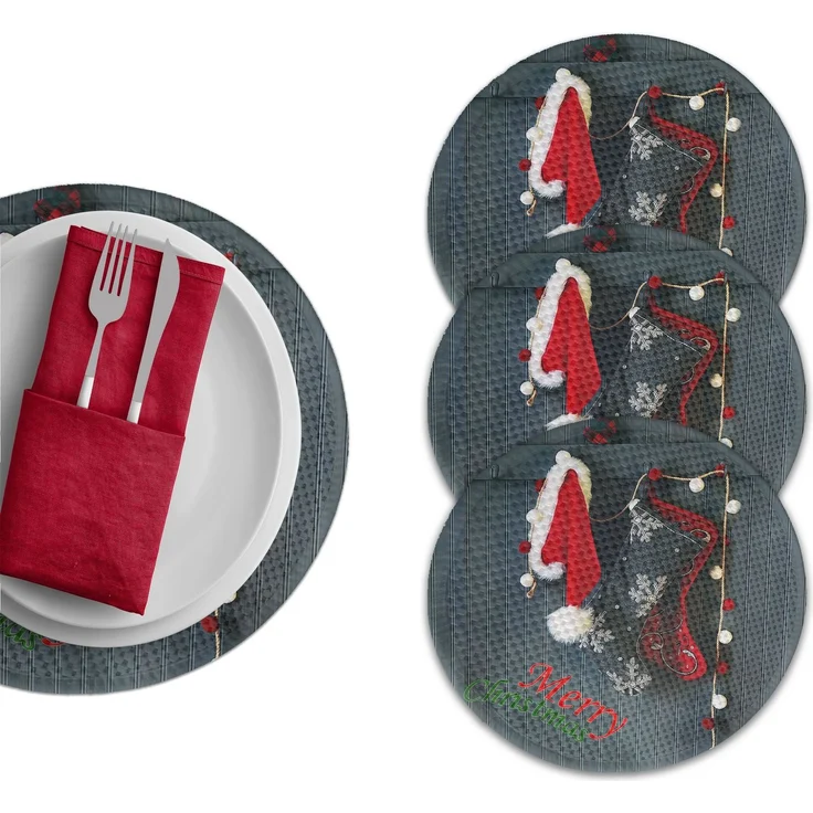 Hermia Concept '3082Supla' Tischset, Mehrfarbig, Ø 37 cm – Bild 1
