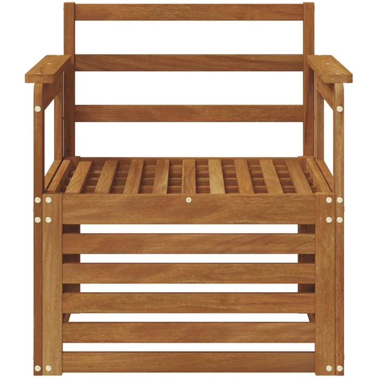 vidaXL Outdoor-Sofagarnitur Natur Massivholz Akazie 3436339 – Bild 3
