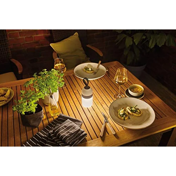 Paulmann Aussenleuchte Mobile Tischleuchte Clutch Sound IP65 3000K 1,5W 5V USB dimmbar Lautsprecher15798 – Bild 4