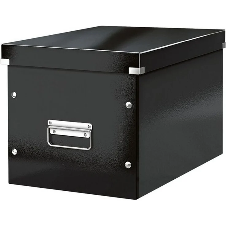 Leitz Archivbox Click & Store Cube L Hartpappe schwarz – Bild 2
