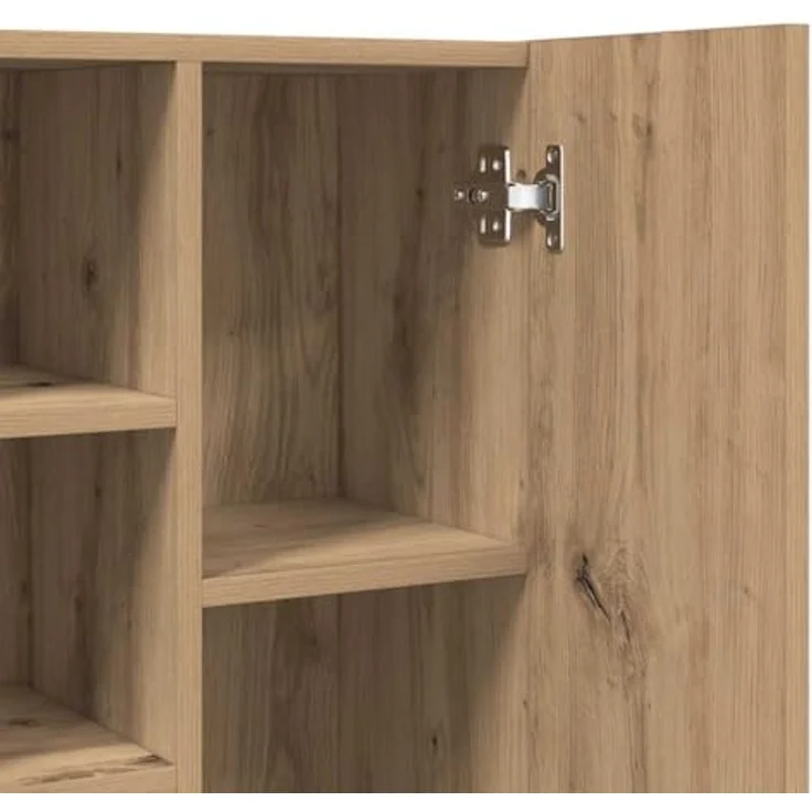 vidaXL Waschmaschinenschrank Artisan-Eiche 64x25,5x190 cm 856650 – Bild 10