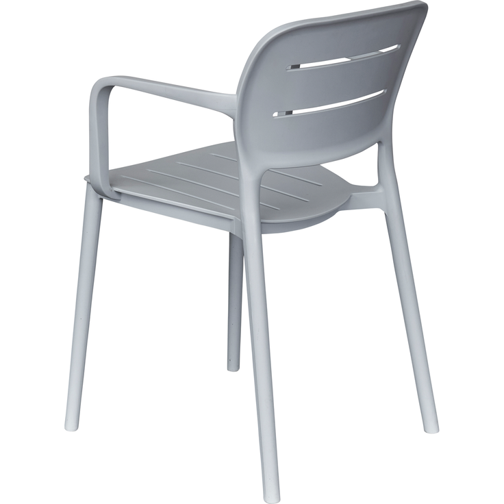 VETI Stapelstuhl, Farbe: grau Gestell: Polypropylen-Kunststoff – Bild 5