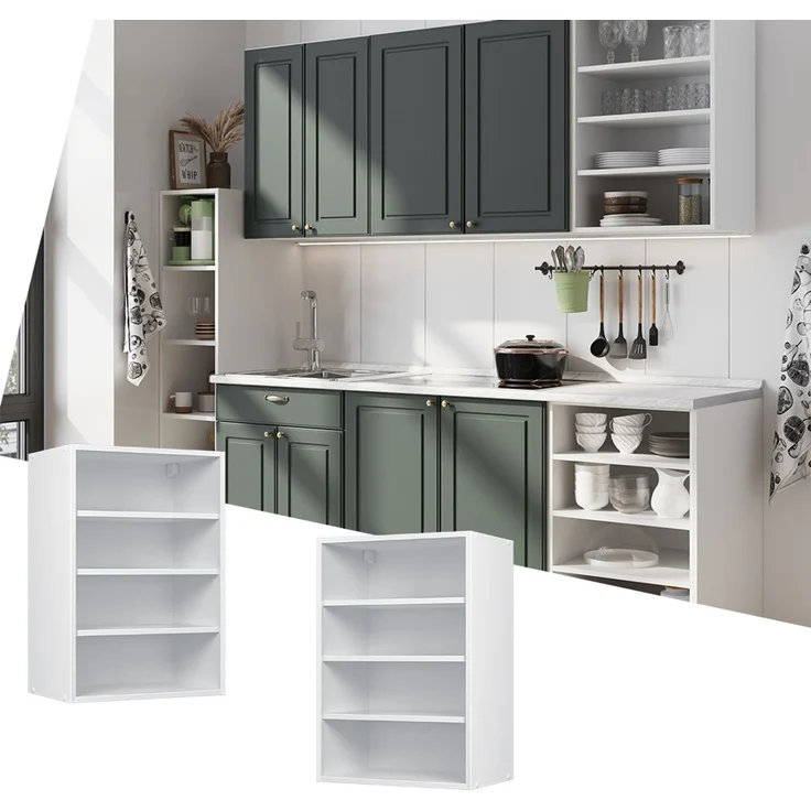 Hängeschrank Fame-Line Weiß/Weiß 50 cm Vicco – Bild 4