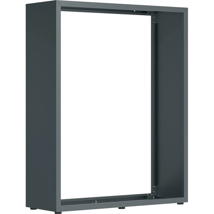 STEELSØN ‚Keid’ Kaminholzregal 150x120x42,5 cm, Brennholz Regal für innen/außen, rostfrei & wetterfest, stabil aus Metall, anthrazit – Bild 11