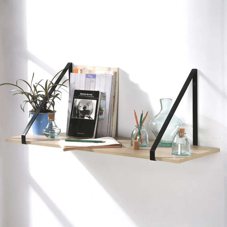 Casâme Wandregal mit besonders großer Tiefe - T29.5cm - Helles Holz – Bild 2