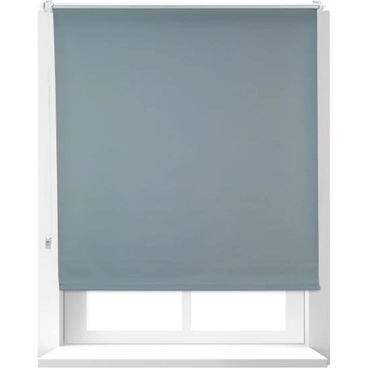 Relaxdays 2x Dunkelrollo grau 60-120cm 110x160cm – Bild 1