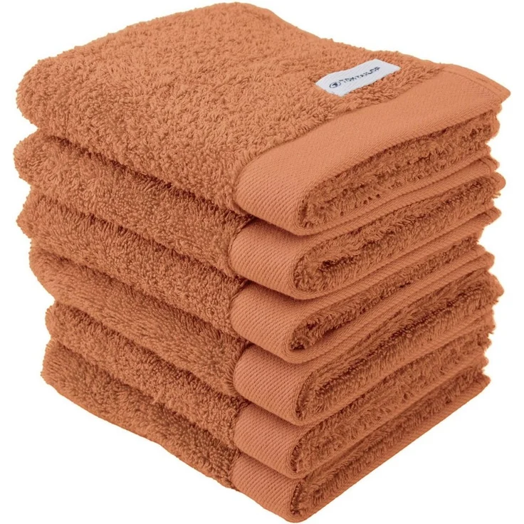TOM TAILOR HOME Gästehandtuch Gästehandtuch COLOR BATH, Frottier (6-St) – Bild 1