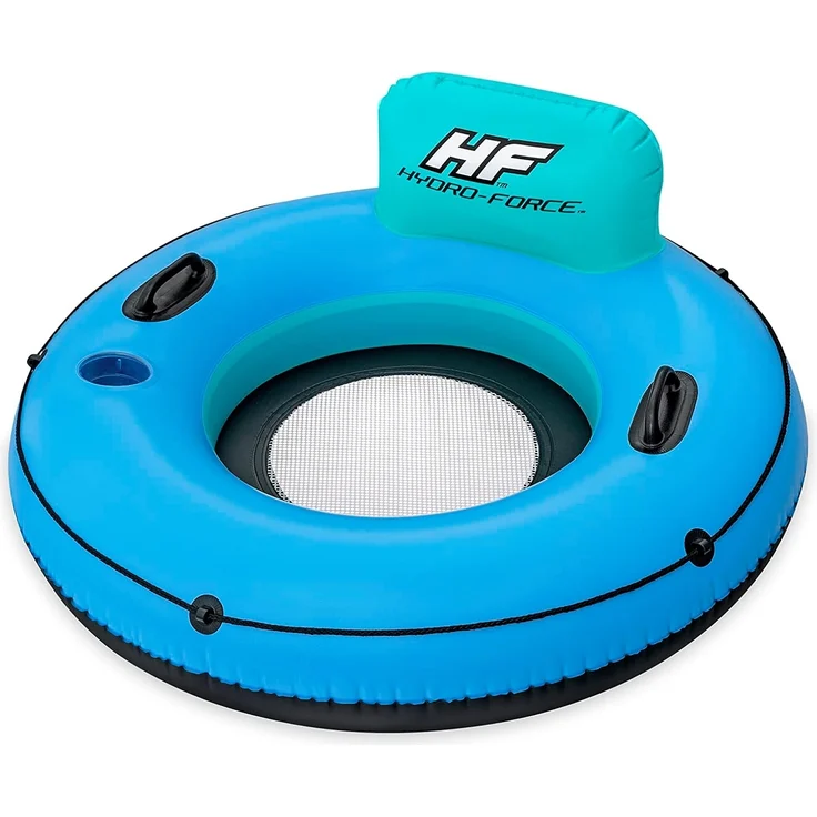 Hydro-Force™ Schwimmring White Cap Rider™ mit Rückenlehne Ø 106 x 45 cm – Bild 1
