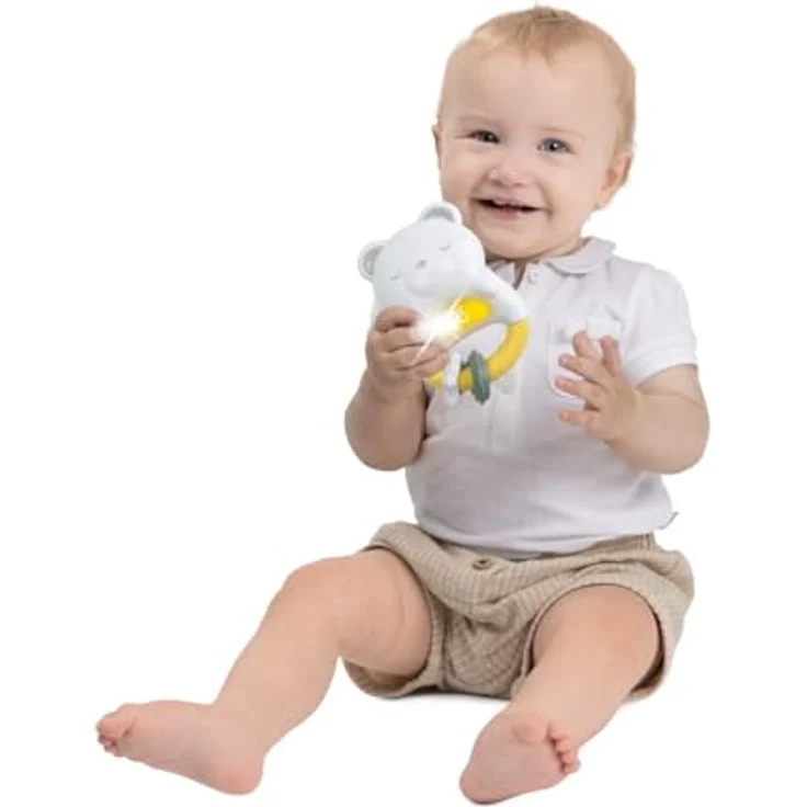 Chicco Day & Night, Nachtlicht mit Rassel 2 in 1 Little Bear, entwickelt sensorische Fähigkeiten, kinderfreundliches Design – Bild 5