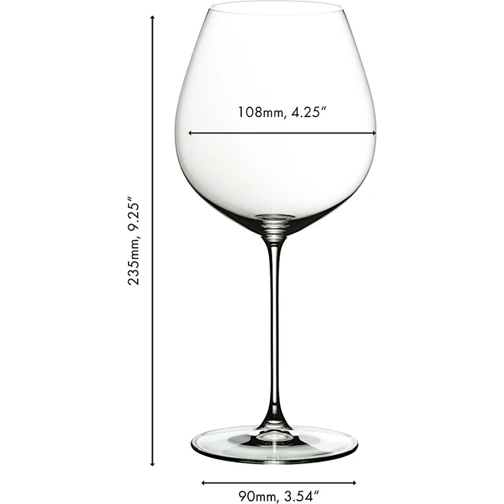 RIEDEL 5449/07 VERITAS Alte Welt Pinot Noir Weinglas VORTEILSSET KAUF 4 ZAHL 3 – Bild 2