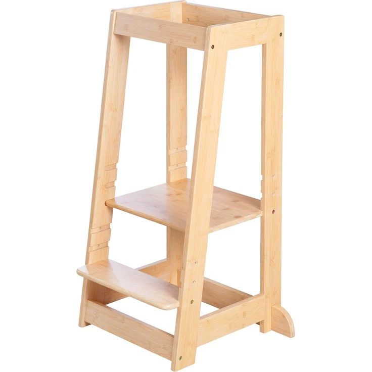 roba Lernturm - FSC® zertifiziert - ab 12 Monaten - HxBxT: 88 x 54x 43,5 cm - Bambus – Bild 1