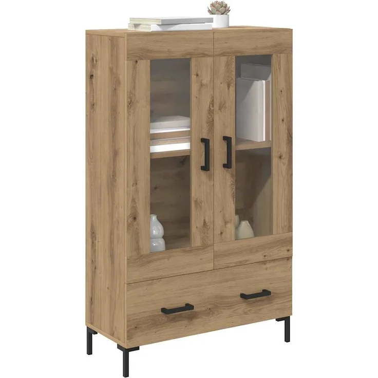 vidaXL Highboard Artisan-Eiche 69,5 x 31 x 115 cm Holzwerkstoff 882524 – Bild 2